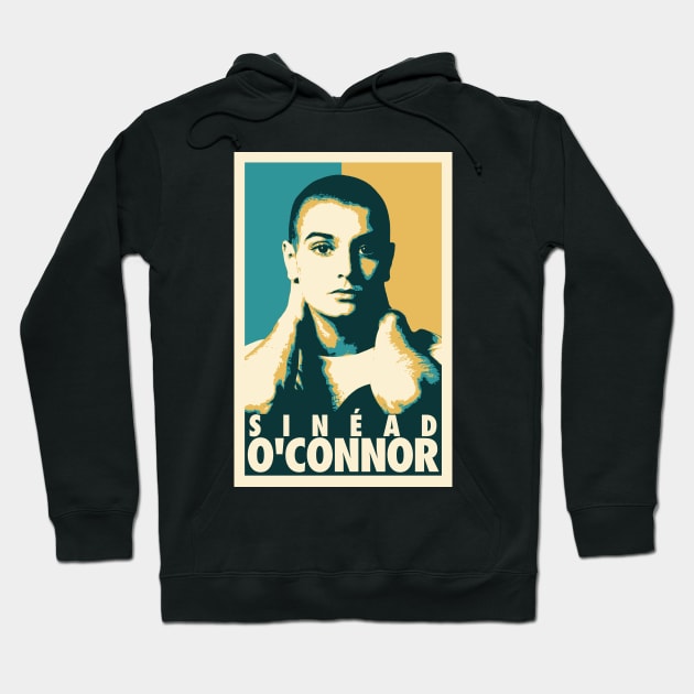 Sinead O'connor Pop Art Style Hoodie by mia_me